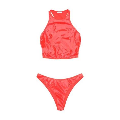 OSÉREE Swim Osree Latex Bikini Set Poshmark