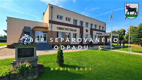 Zber Separovan Ho Odpadu Apr L Youtube