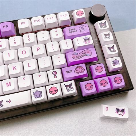 Sanrio Kuromi 126 Keys PBT XDA Keycaps Etsy