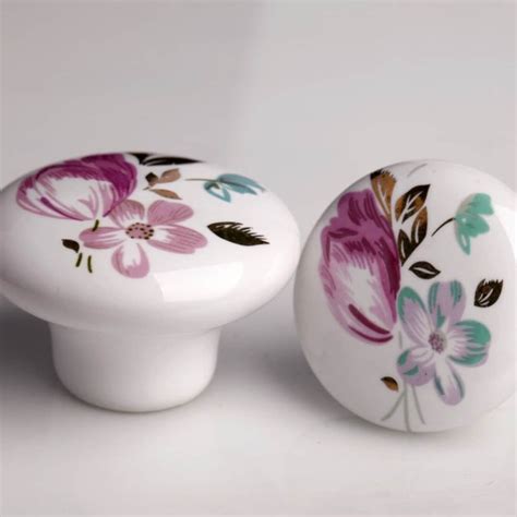 Ceramic Knobs Cabinet Knobs Handles Porcelain Knob / Dresser Knobs Pulls Drawer Pulls Handles ...