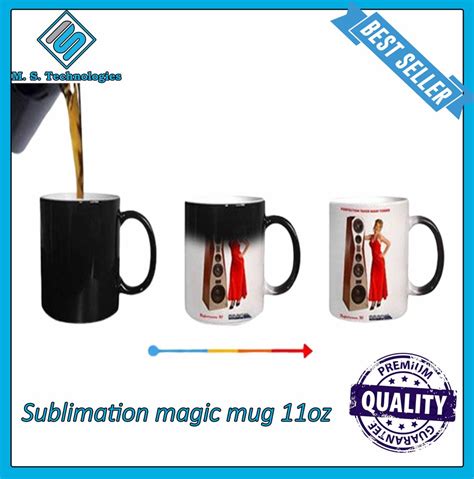 Black Round Sublimation Magic Mug For Gifting Capacity 330 Ml At Rs