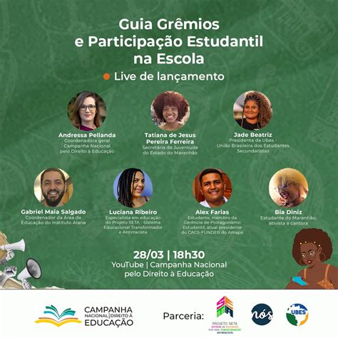 Campanha Nacional Pelo Direito à Educação On Twitter É Nesta TerÇa Lançamento Do Guia