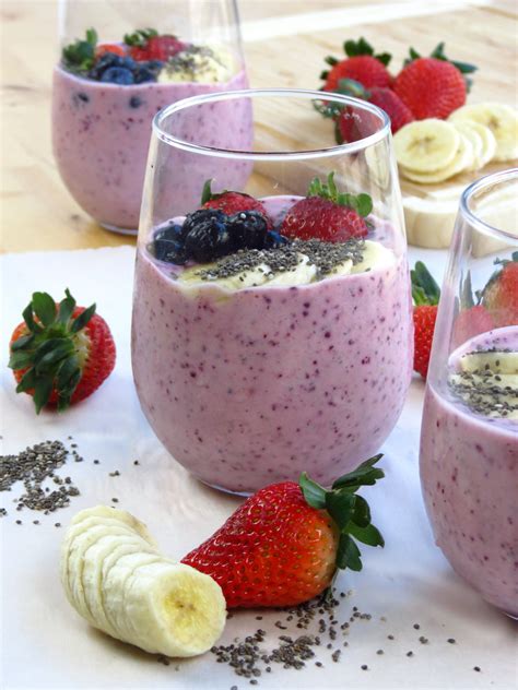 Strawberry Blueberry Banana Smoothie Recipe Smoothie Recipes