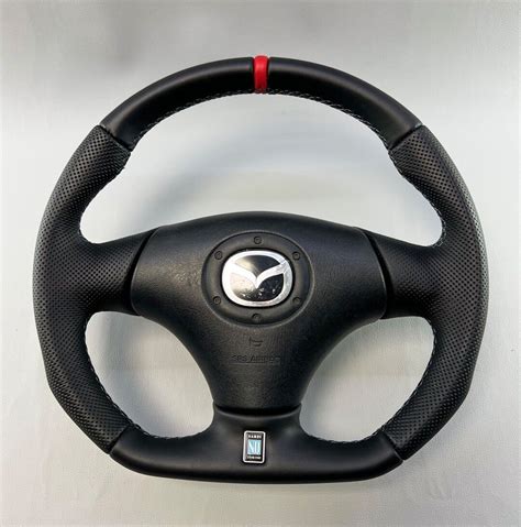 Mazda RX7 Mx5 Custom Steering Wheel MAZDASPEED MIATA CUSTOM Made Nappa