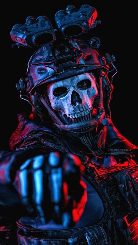 HD Ghost With Black Background Call Of Duty Ghosts Call Of Duty