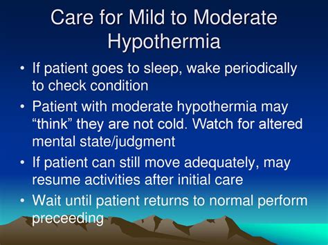 Lesson 12 Hypothermia Ppt Download