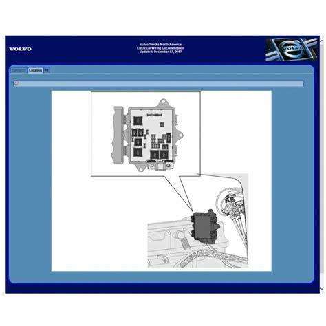 2017 Volvo Truck Electrical Wiring Diagram Documentation EWD North