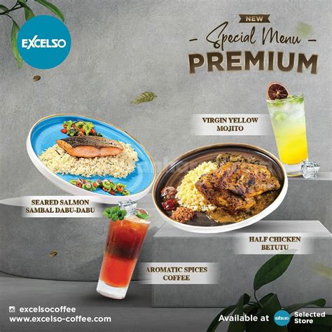 EXCELSO Coffee Special NEW Menu Premium - scanharga
