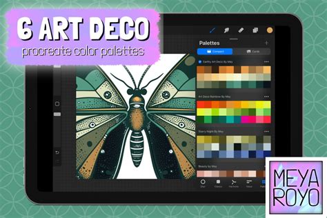 Art Deco Procreate Color Palettes Graphic By Mey Aroyo Official