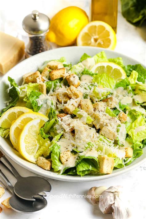 Caesar Salad Recipe Spend With Pennies