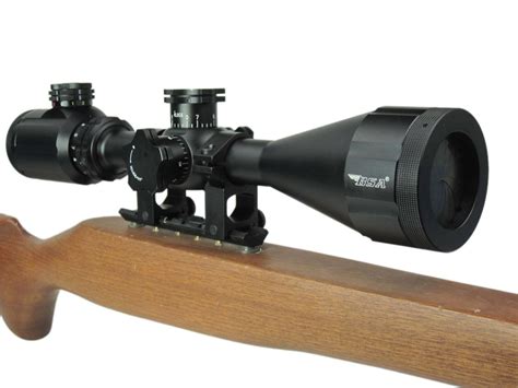 Original BSA STS 4 16x44 IR Optic Stealth Tactical Scope Illuminated