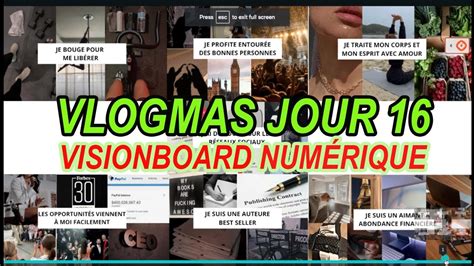 Vlogmas Jour Comment Faire Un Visionboard Efficace Pour