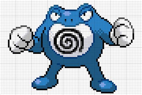 Poliwrath Pixel Art Pokemon Pokemon Cross Stitch Pokemon Pattern