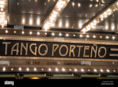 Tango porteno theater hi-res stock photography and images - Alamy