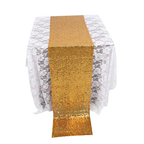 Luxury Sequin Table Runner Wedding Decoration Sparkly Bling Table Runners Tablecloth Home