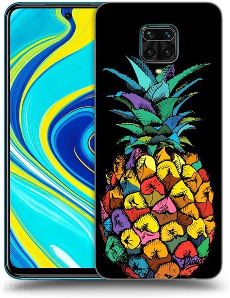 Picasee Silikonowe Czarne Etui Na Xiaomi Redmi Note S Pineapple Etui