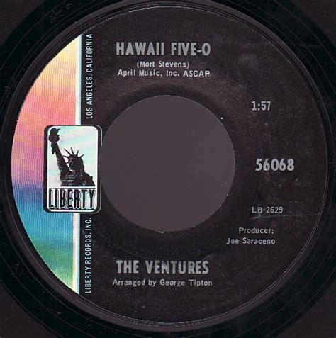 The Ventures – Hawaii Five-O (1968, Shelley Products Pressing, Vinyl ...