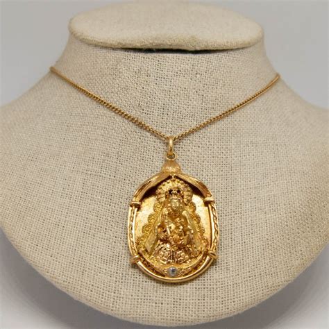 Medalla Virgen Del Rocio Oro De K