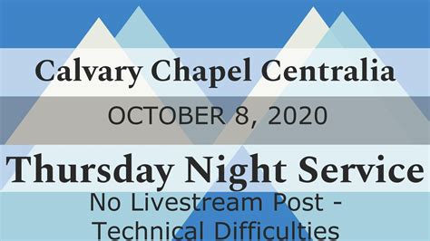 1 And 2 Peter Overview — Calvary Chapel Centralia