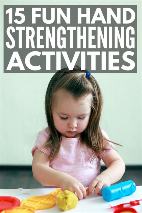 Fine Motor Development 15 Hand Strengthening Exercises For Kids