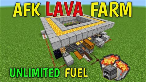 Automatic Lava Farm Tutorial In Minecraft Bedrock Java Pc Ps