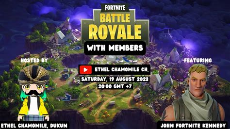 Ethel Plays Fortnite With Members Youtube