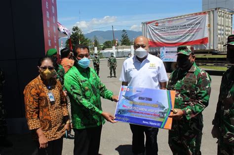 Rsud Wamena Terima Bantuan Generator Oksigen Dari Kadin Indonesia