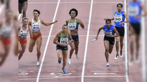 World Athletics Championships 2019 India Mixed 4x400m Relay Team