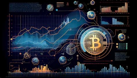 Premium Ai Image Bitcoin Currency With Charts And Graphs Generative