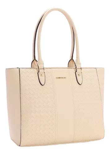Bolso De Hombro Chenson Nude Off White Para Mujer Mercadolibre
