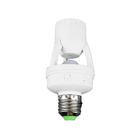 Buy E27 Lamp Base With Motion Sensor Bulb Holder