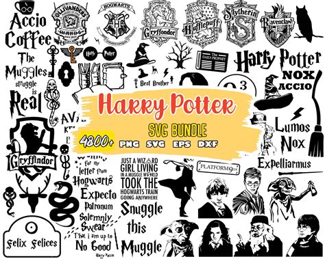 Harry Potter Svg Files Svg For Cricut Svg For Shirts Png Instant