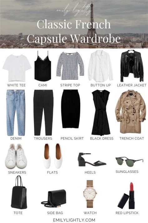 The Classic French Capsule Wardrobe Artofit