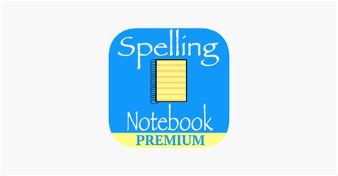 ‎spelling Notebook Premium On The App Store