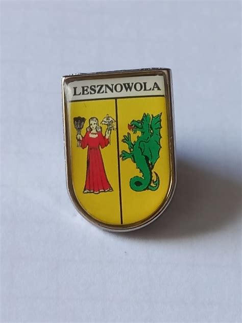 Herb Gmina Lesznowola Przypinka Pin Odznaka Siedlce Kup Teraz Na