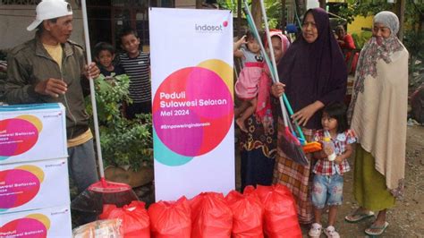 Indosat Ooredoo Hutchison Salurkan Bantuan Banjir Dan Longsor Di