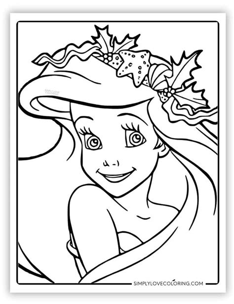 Ariel Mermaid Coloring Pages Disney LIttle Mermaid Ariel Coloring Book