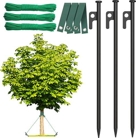 Tree Stake Kits For 2 Trees Tree Stakes And Supports For Leaning Trees Young Trees