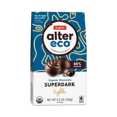 Alter Eco Organic Chocolate Truffles, Superdark - Thrive Market