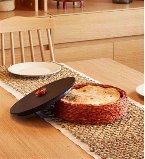 Buy Babui Or Sabai Grass Roti Serving Box By Kadam Haat Online Casseroles Kitchen And Dining