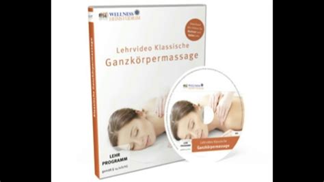 Klassische Massage Die Professionelle Partnermassage Lernen Youtube