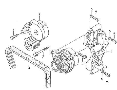 Volkswagen Passatvariant 1994 1997 Connecting And Mounting Parts