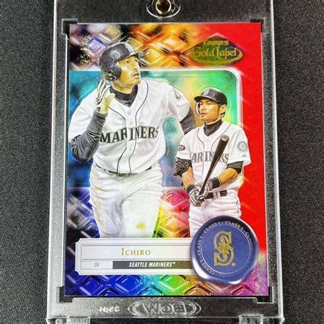 Yahoo オークション 75枚限定 2022 Topps Gold Label イチロー No 17