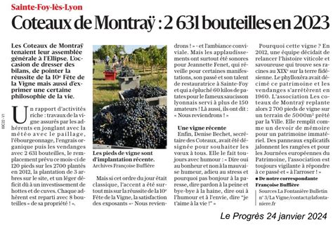 Sainte Foy L S Lyon Coteaux De Montra Bouteilles En