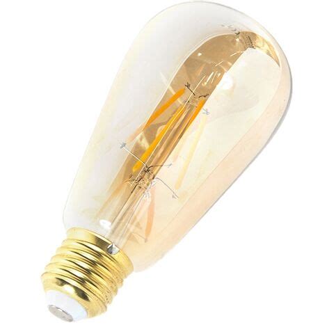 Luedd Lampe Incandescence Led E Dimmable St Goldline W Lm K