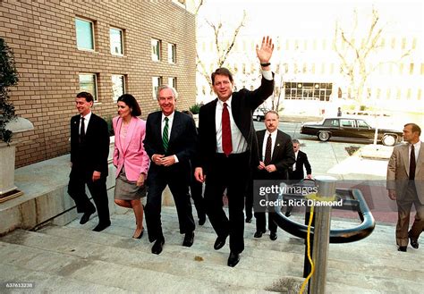 Unidentified, Donna Hulsizer Fowler, Senator Wyche Fowler and Al Gore... News Photo - Getty Images