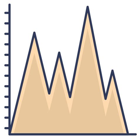 Line Graph Dinosoft Lineal Color Icon