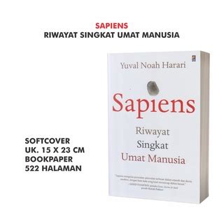 Jual Buku Sejarah Sapiens Riwayat Singkat Umat Manusia Dan Kelahiran