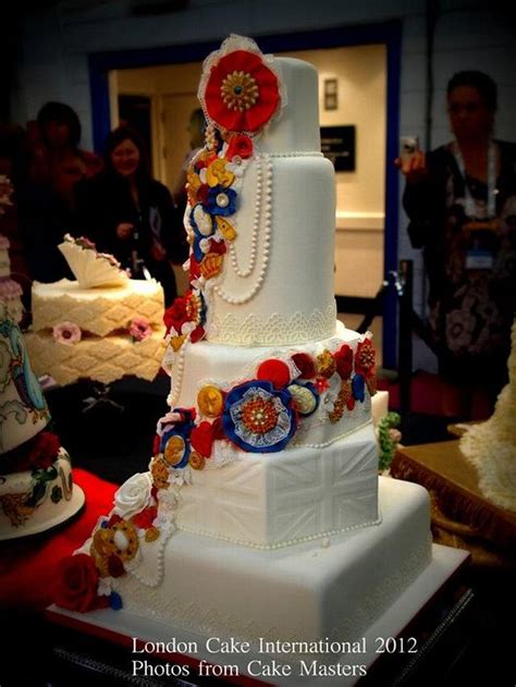 Diamond Jubilee Theme Wedding Cake Cake By Cakesdecor