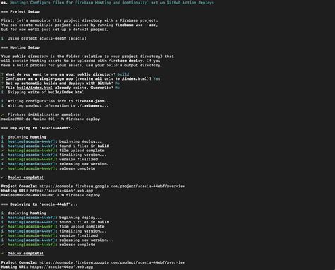 Reactjs Firebase Hosting Setup Complete After Deploy Stack Overflow